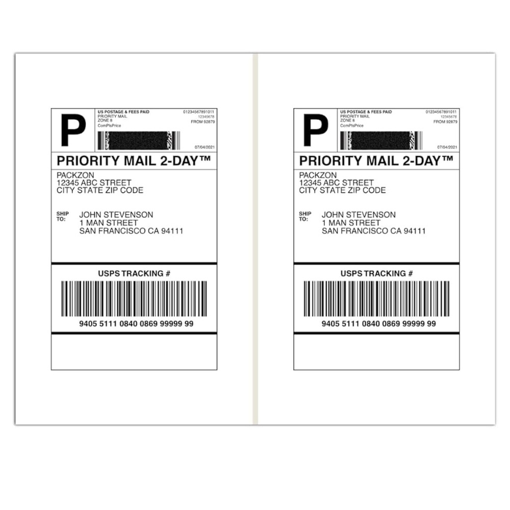 Extra shipping label